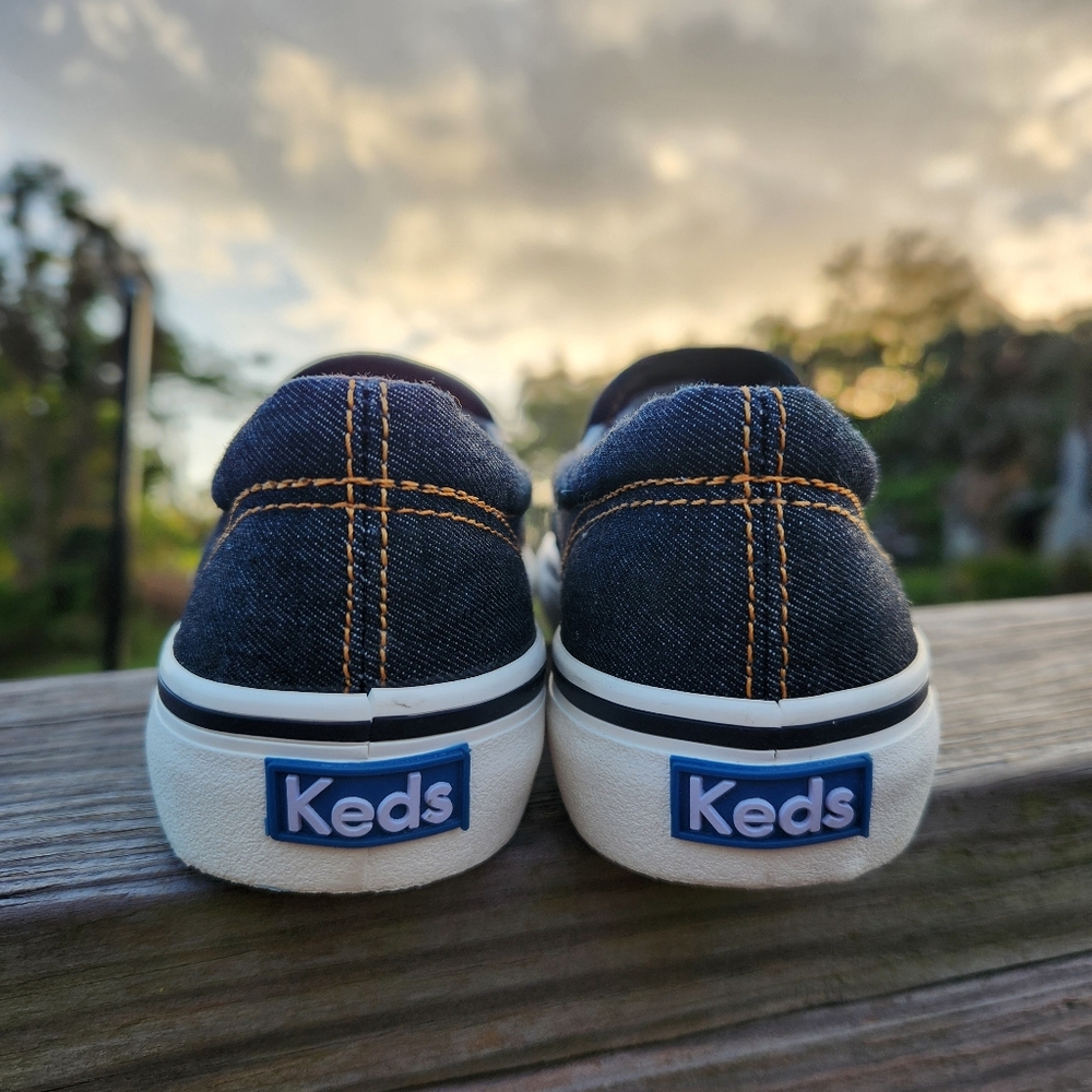 Keds Women's Classic Jump Kick Low Top Slip-on Canvas Casual Sneakers Size 5 - Picture 9 of 13